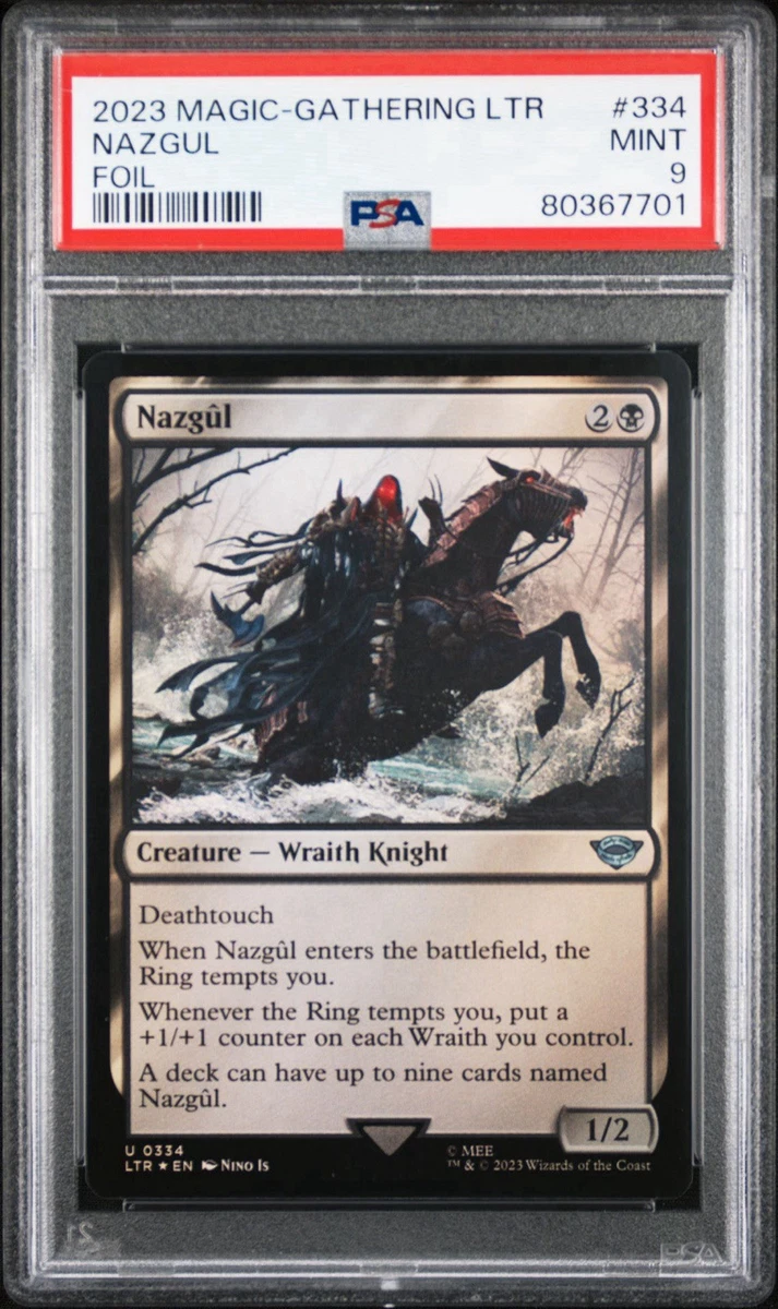 PSA 9 2023 MTG Lord of the Rings Nazgul LTR #334 FOIL | eBay