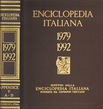 Enciclopedia Italiana di scienze, lettere ed arti 1979-1992. Appendice V (A-D)