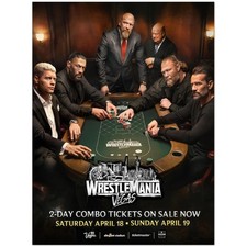 WrestleMania Vegas April 18 19 Las Vegas Event Promo Poster