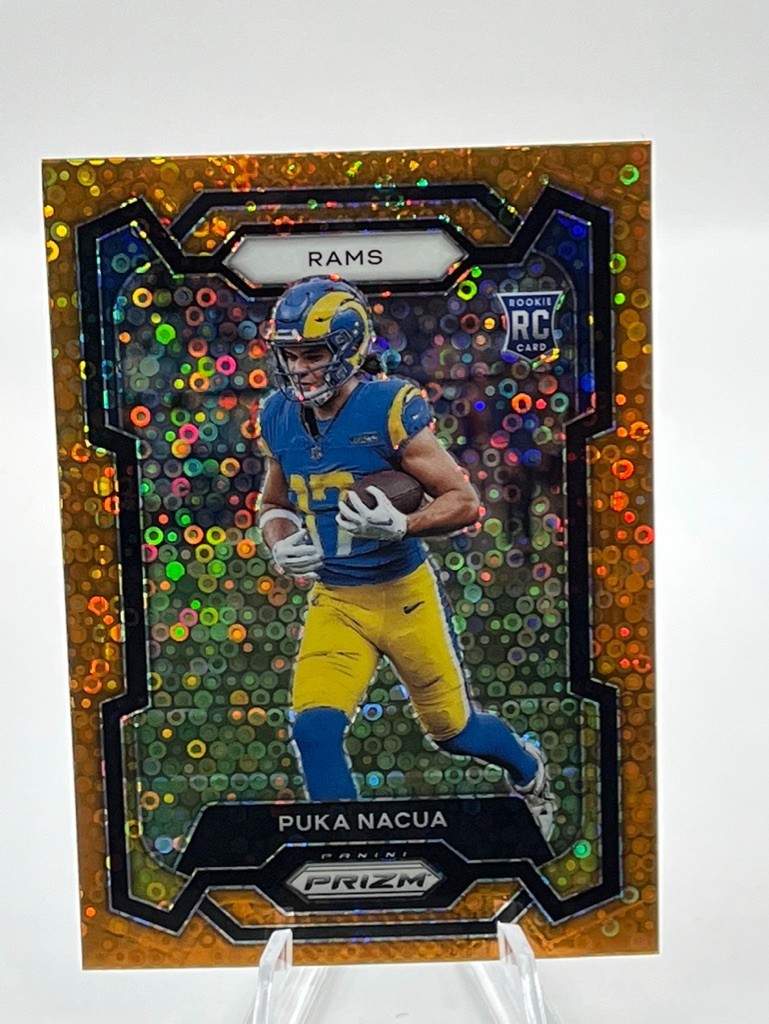 2023 Panini Prizm Puka Nacua RC Rookie #357 Disco Prizm (RC) RAMS