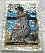 2012 Bowman Draft Picks Baseball Jacob Stallings Pittsburgh Pirates Silver Ice