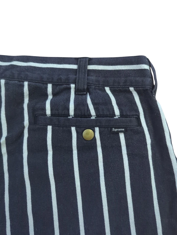 Supreme Work 短裤黑色条纹 SS21 男式 36 36 x 9 - 正品 - — 第 3/4 张图片