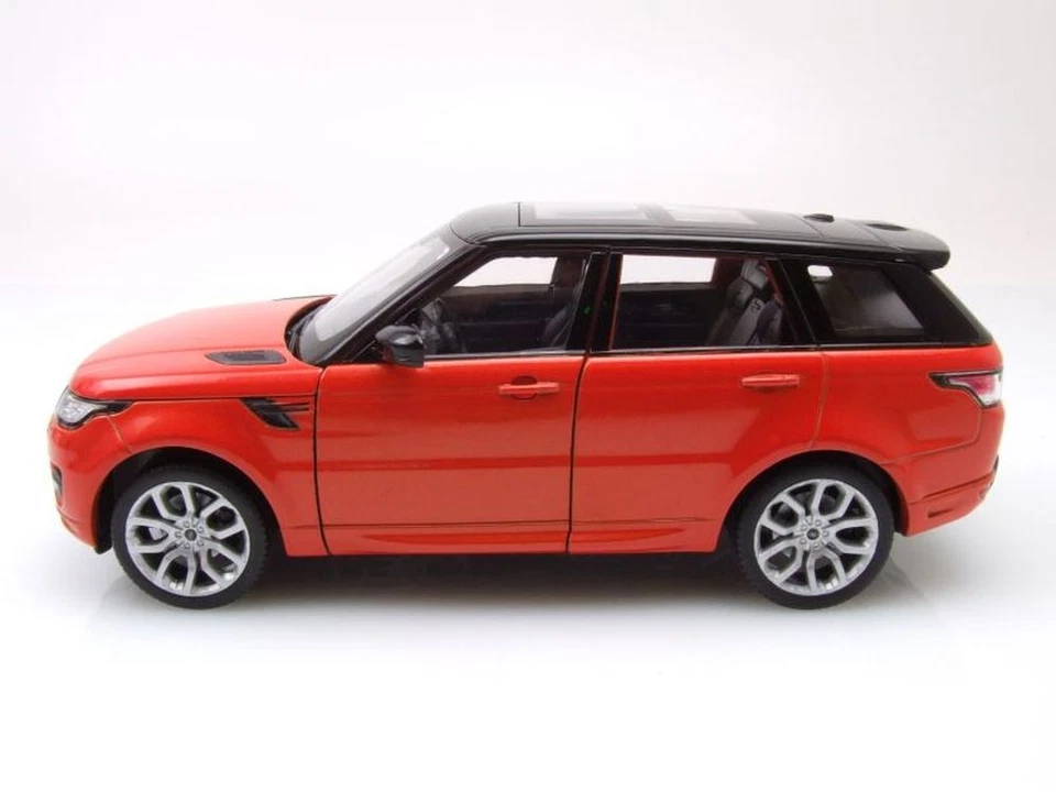 Land Rover Range Rover Sport 2015 Arancione Nero Modellino 1:24 Welly - Immagine 3 di 4