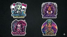 4 Monster High Stickers Decal Phone Laptop