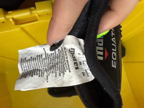 Mares Equator 2 Neopren Wasserstiefel Größe 6 schwarz zum Tauchen Schnorcheln - Bild 4 von 5