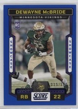 2023 Score Rookies Showcase 15/100 DeWayne McBride #333 16wc