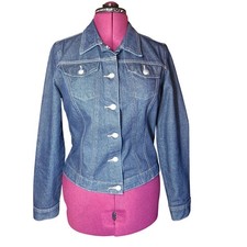 Todd Oldham Jeans Jean Jacket Womens Size L Y2K Retro 90s