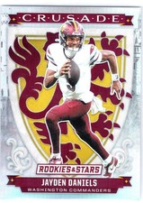 2025 Panini Rookies & Stars - Jayden Daniels #30 - Crusade - Silver - Commanders