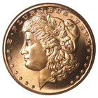 1-oz Morgan Design Copper Round .999