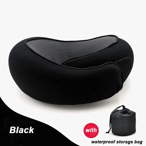 Travel Neck Pillow Memory Foam Portable Soft U Shaped Pillow Neck Head Support - Picture 16 of 17