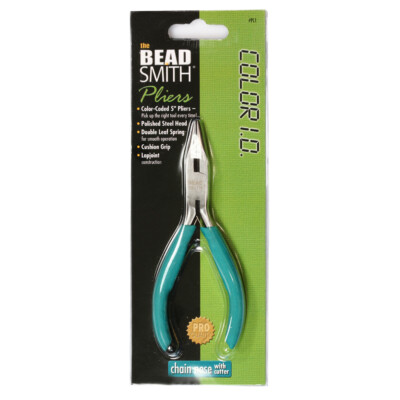 BeadSmith  Economy Color I.D. Kettenzange mit Cutter Doppelfeder* Werkzeuge