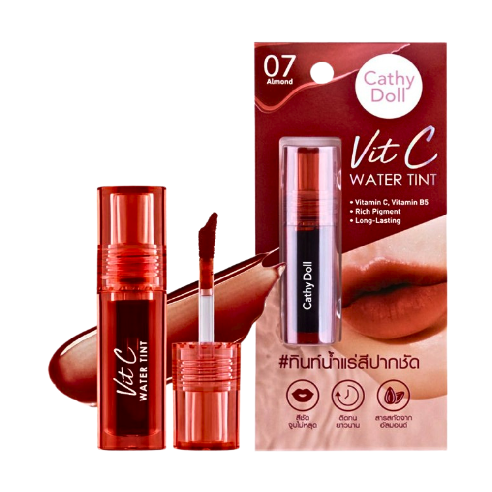 vitamin c lip tint Cathy Doll Vit C Water Tint Long Lasting Color Beautiful Noisturizing Lips  2.7g