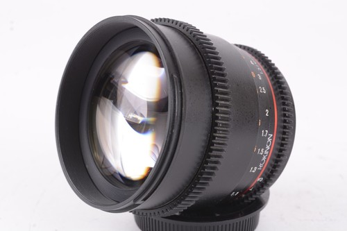 Rokinon 85mm t/1.5 AS IF II Prime Portrait Camera Lens Canon EF Mount #T-B0467 - Picture 6 of 10