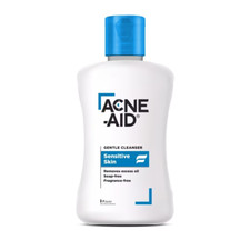 Acne Aid Facial Cleansing Foam Gentle Sensitive Skin Cleanser Blue 50 ml.
