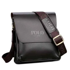 The leisure business single shoulder bag Polo vertical bag man trend inclined