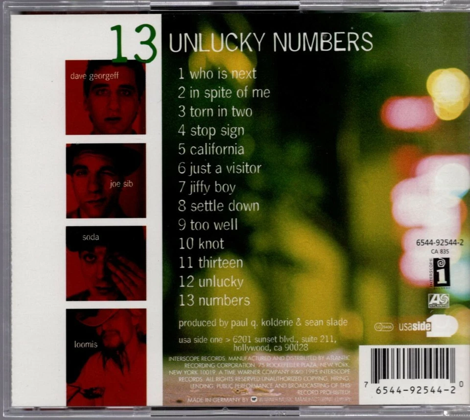WAX - 13 unlucky numbers - CD Album 1995 - Bild 2 von 2