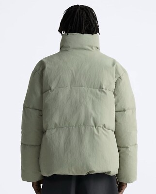 Zara Men Oversize Puffer Jacket Size S Clary Sage Green Zara Men Oversize Puffer Jacket Size S Clary Sage Green