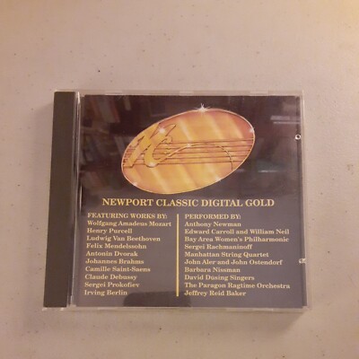 Newport Classic Digital Gold - Sampler / Various Artists (CD, 1990) Good+ Tested