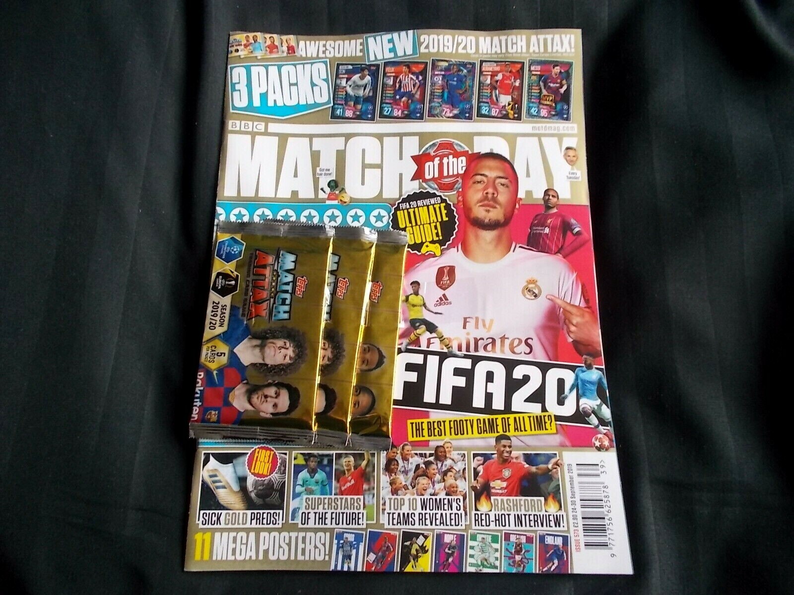 BBC Match of The Day Football Magazine Issue 573 September 24th 2019 Fifa 20