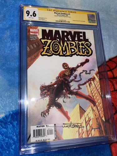 MARVEL ZOMBIES #1 CGC SS 9.6 Signed by ARTHUR SUYDAM 2/06 AF #15 Homage