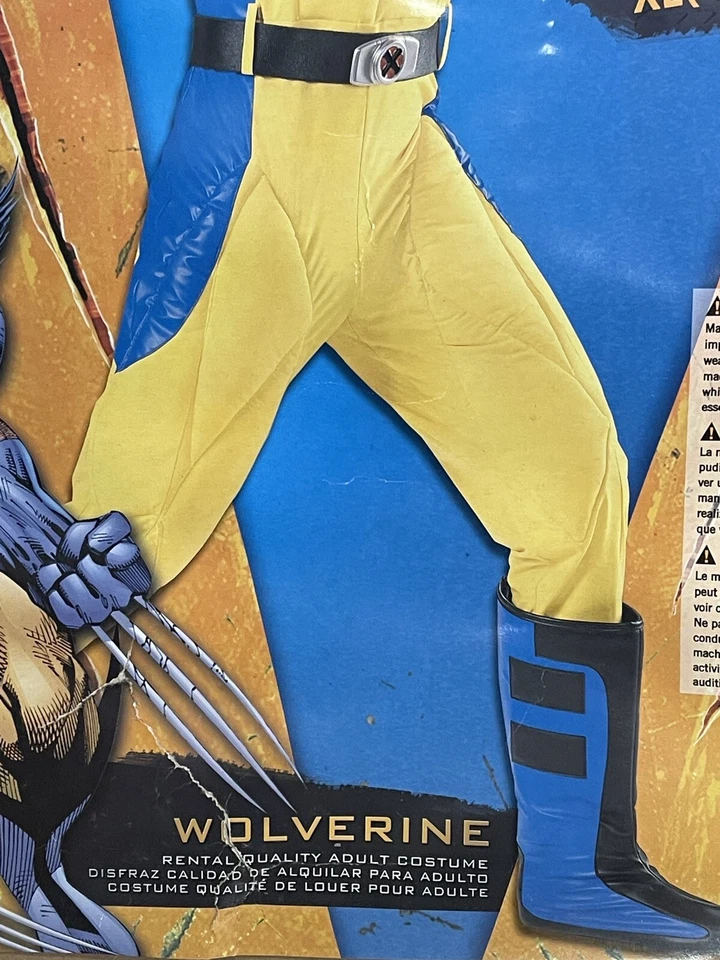 FATO ADULTO QUALIDADE ALUGUEL WOLVERINE EXTRA GRANDE (42-46) DISFARCE NOVO - Imagem 4 de 4