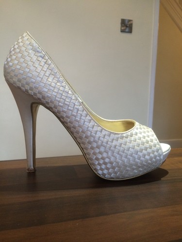 NEXT Stunning Ivory Cream Satin Woven 