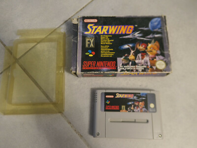 Jeu SNES Starwing (Starfox) – Avec Notice – Bon état – Nintendo 1993
