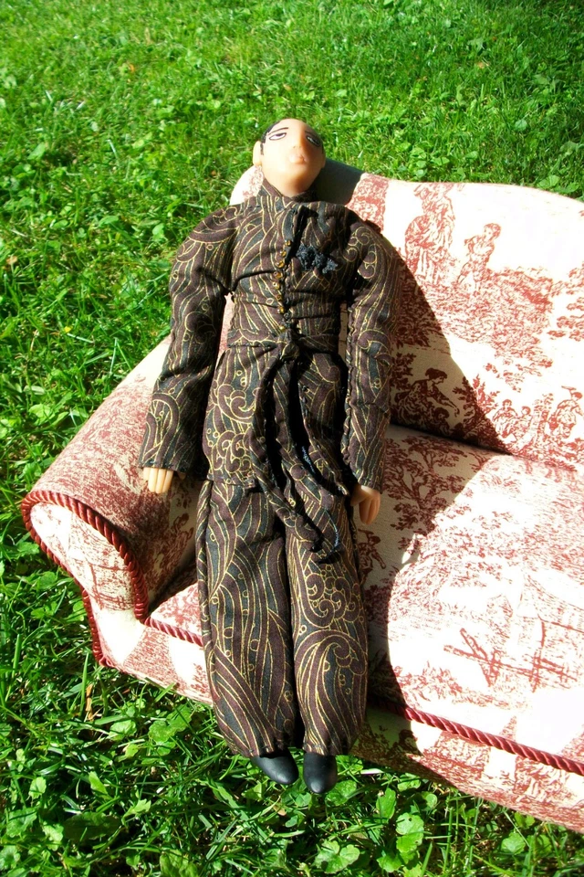 Valentino: уникальная художественная кукла ручной работы (Hollywood: Silent Films) - Изображение 3 из 4