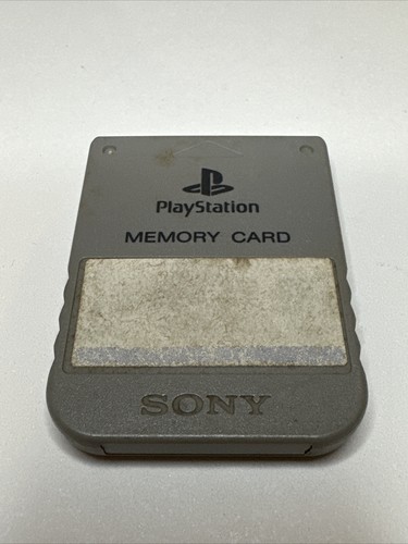 CARTE MÉMOIRE GRISE playstation 1 PS1 - neuf sous blister - SCPH 1020 - NEW EUR 29,99 - FR