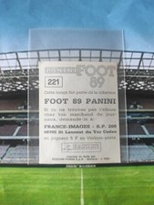 VIGNETTE STICKER PANINI N°189 Foot 2007 Ligue 1 Écusson OM Olympique Marseille EUR 10,00