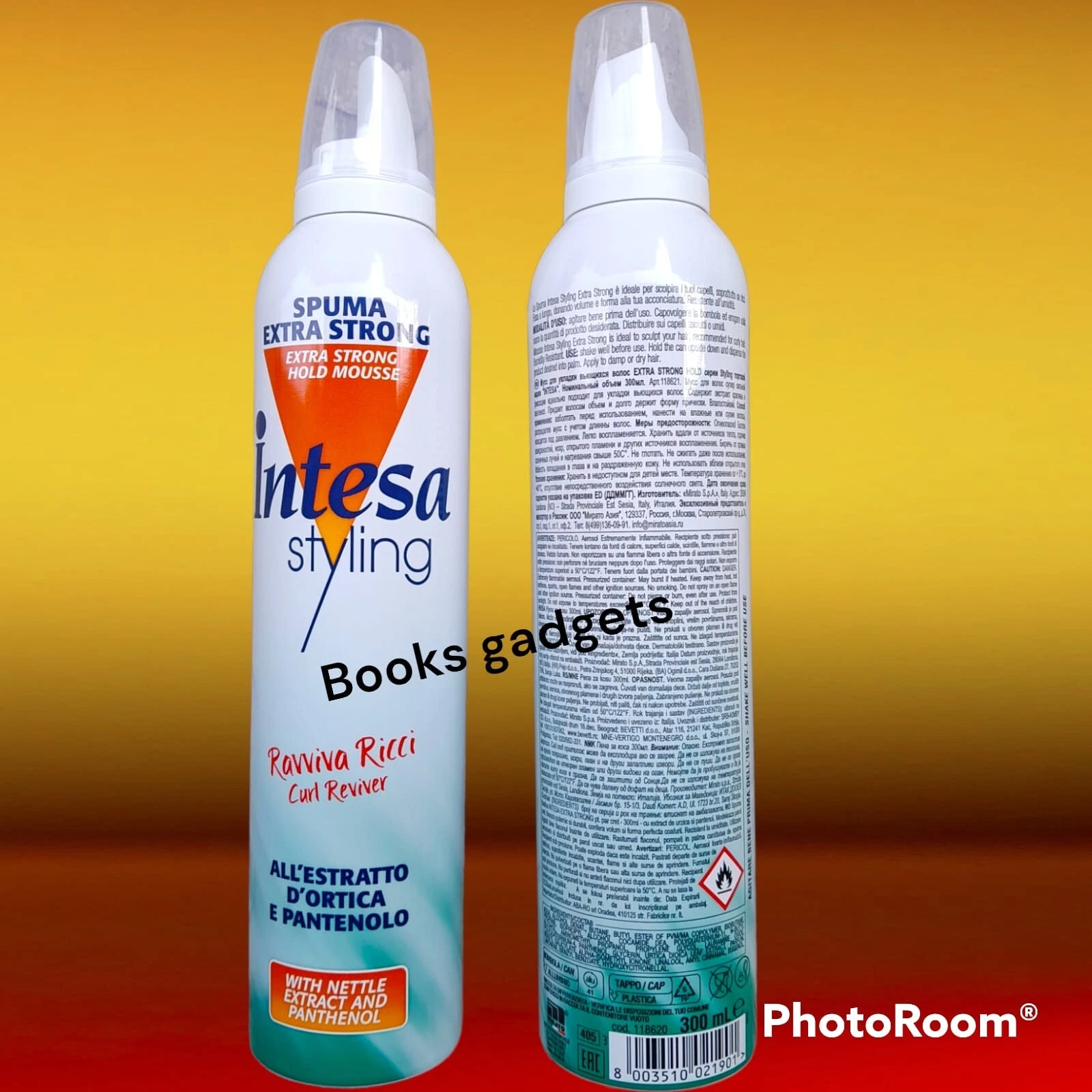 6pz Intesa Styling Mousse Spuma Capelli Schiuma Extra Strong Ravviva Ricci 300ml - Foto 1 di 1