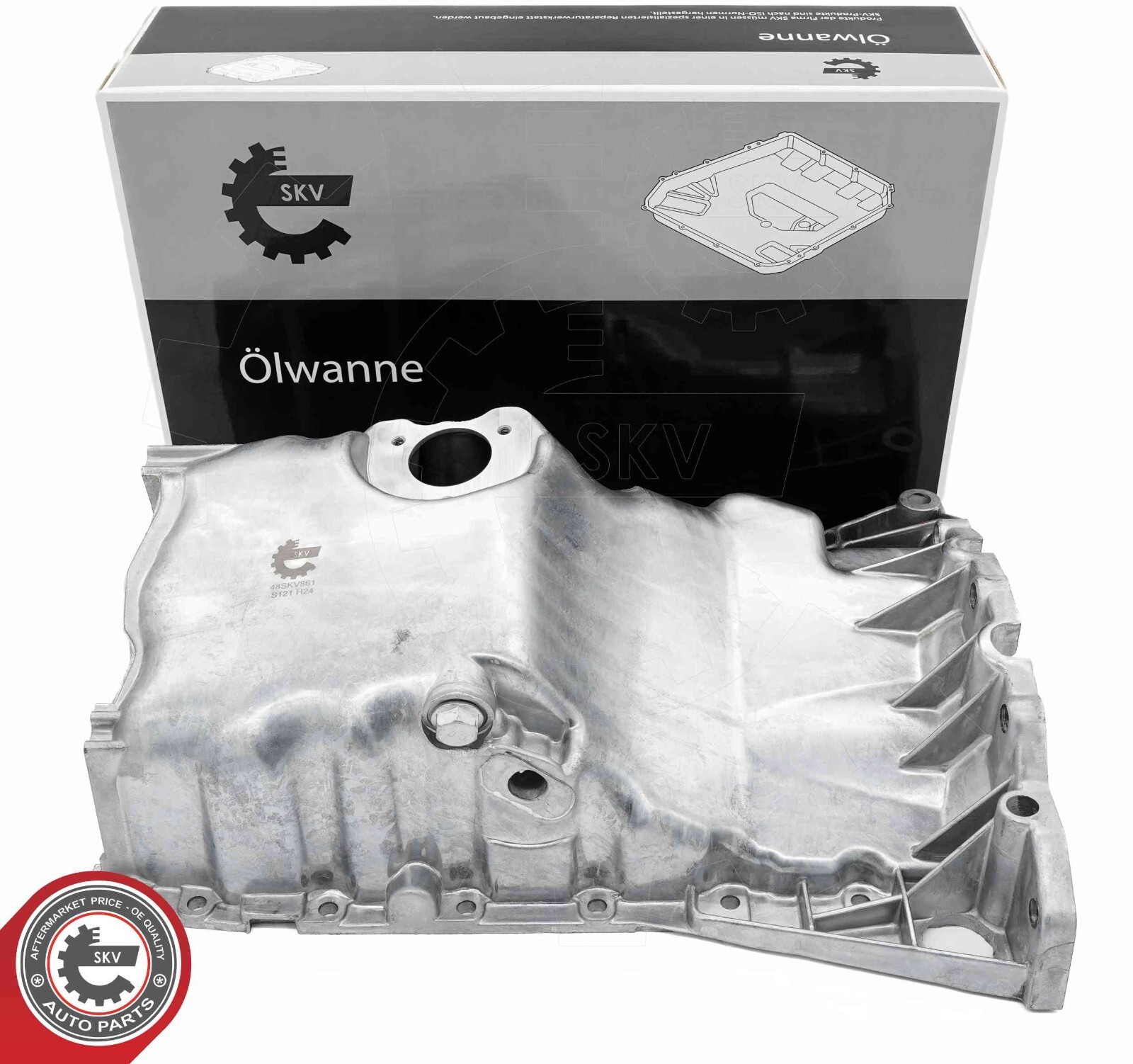 Carter d'huile SKV pour Audi A4 A6 et VW Passat 1.9 2.0 TDI en aluminium