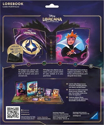Disney Lorcana TCG Portfolio Binder Premium Storage Queen Wicked