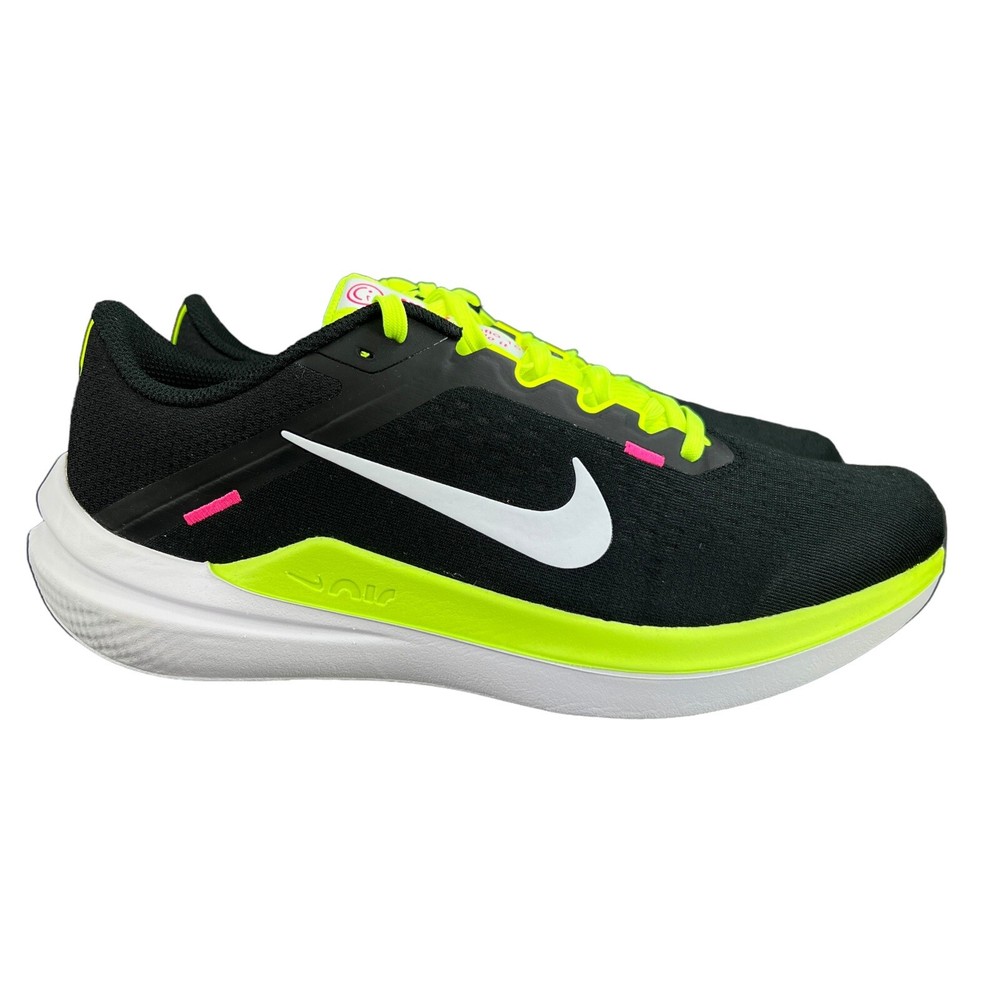 Nike Air Winflo 10 XCC Black White Volt Hyper Pink Shoes FN6825-010 Mens Sz 8-13