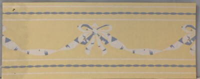 1980s Vintage Wallpaper Border Sample Kingfisher The Bed & Bath