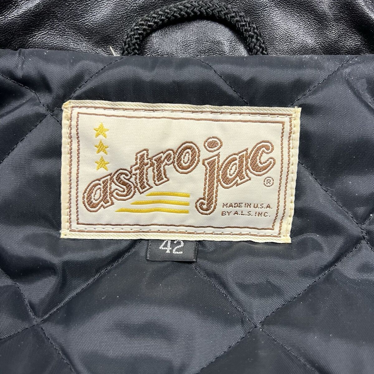 Vintage 70s Astro Jac Cafe Racer Leather Jacket Quilt Lined Vintage 70s Astro Jac Cafe Racer Leather Jacket Quilt Lined