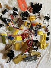 Mattel vintage 70s Big Jim XXL Konvolut Replacement!!! Waffe Kleidung Zubehör