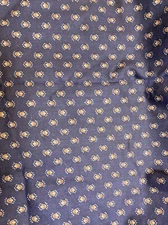 Vintage Peter Pan Inc. Florals on Navy Blue Cotton Fabric 40" wide one yard   **
