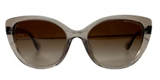Armani Exchange AX4111SU 824013 Brown Cat Eye Gradient Brown Women's Sunglasses