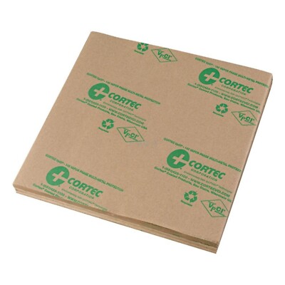 Anti Rust VCI Paper Sheets 12''x12'' - 35# - Cortec VpCI-146 (Pack of 50 sheets)