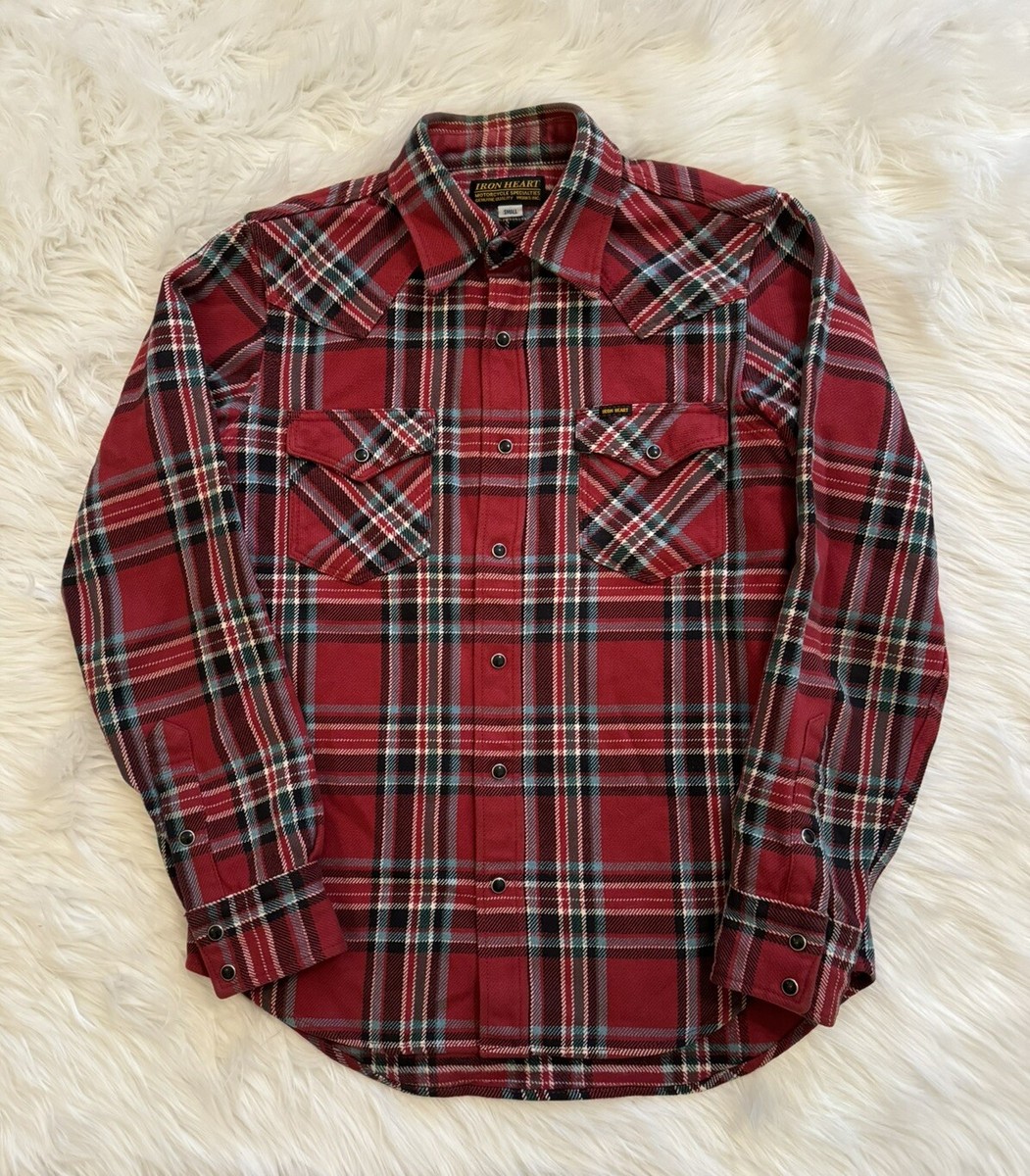 Iron Heart IHSH 107 Ultra Heavyweight Flannel Button Up