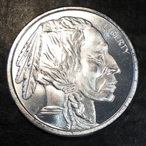 1 oz Silver Bullion BUFFALO & INDIAN from original SD roll We COMBINE SHIP #o529