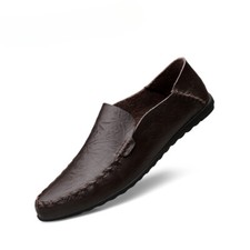Men's Casual Shoes Loafers Breathable Slip On Moccasins Flat Driving Shoes