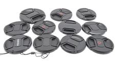 Unbranded Misc. 11 Piece 77mm 82mm 86mm 95mm 105mm Front Lens Cap Lot (#T2279)