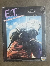 E. T. THE EXTRA-TERRESTRIAL 15-piece puzzle Vintage 1982 Sealed Old Stock
