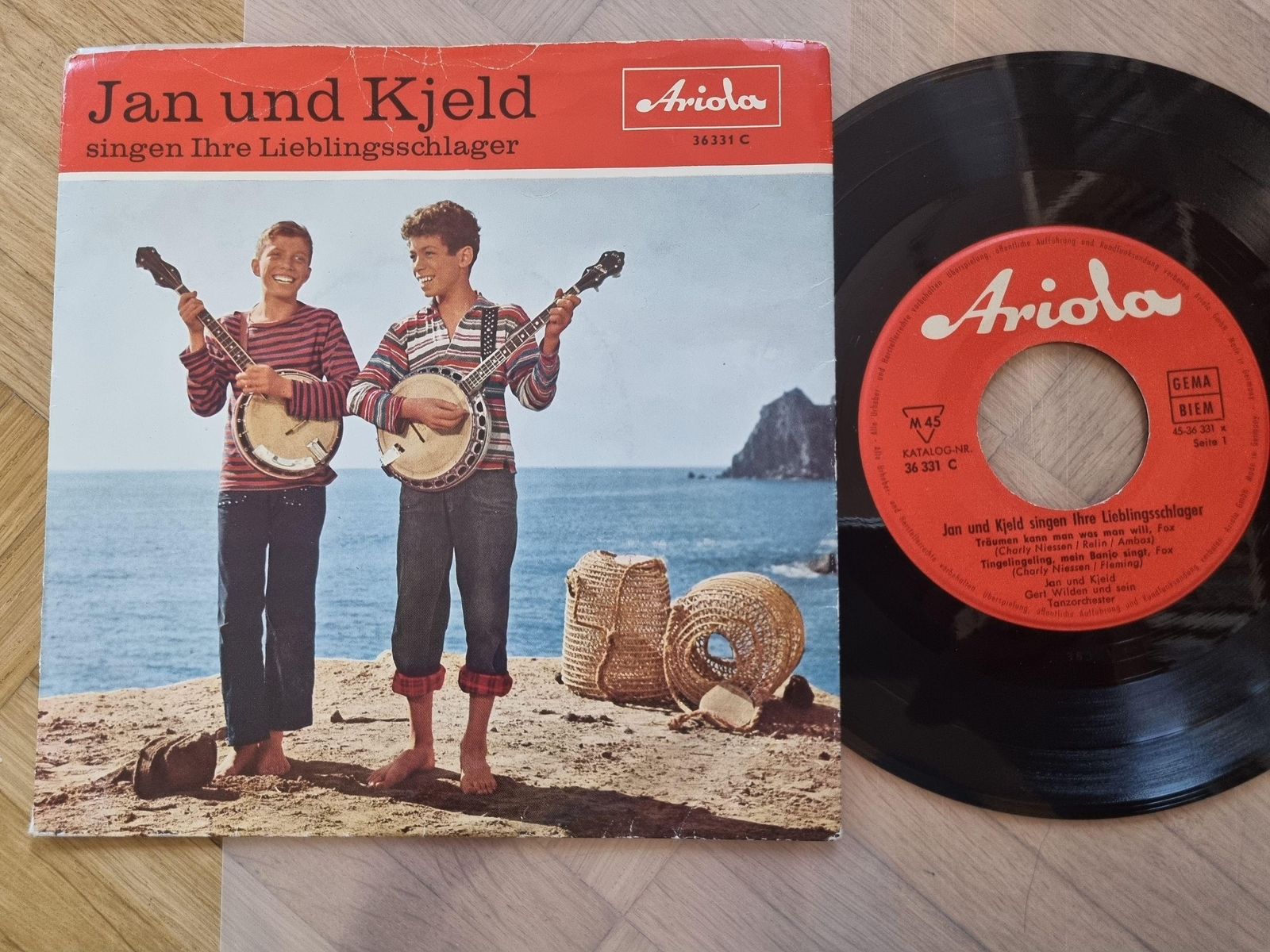 7"" Single Jan und Kjeld - singen ihre Lieblingsschlager Vinyl EP Germany