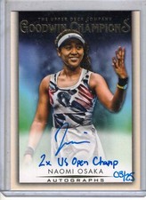 2022 UD Goodwin Champions Naomi Osaka Autographs Inscribed auto /25 card TENNIS