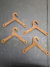 4 Vintage Metal Hanger - Hook - Art Deco - Unique