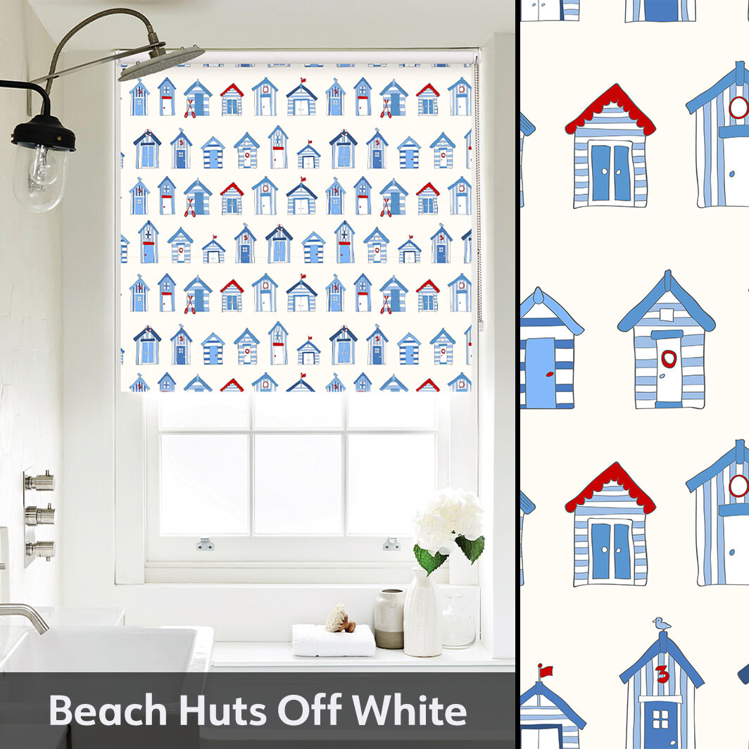Bathroom Roller Blinds - Made To Measure Coastal Seaside Blinds In 4 ...