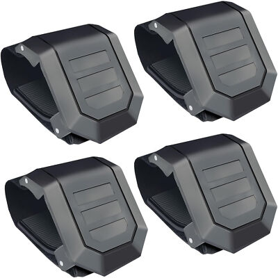 4PCS UTV Front Windshield Adjustable Mounting Clamp Kit For Polaris RZR Kawasaki